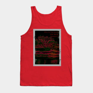 WITM Red Jersey Tank Top